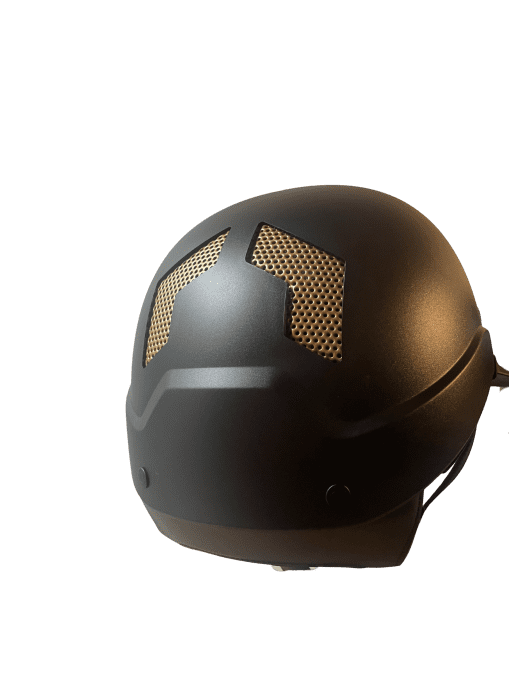 Casque Armet Dark - Grille or 