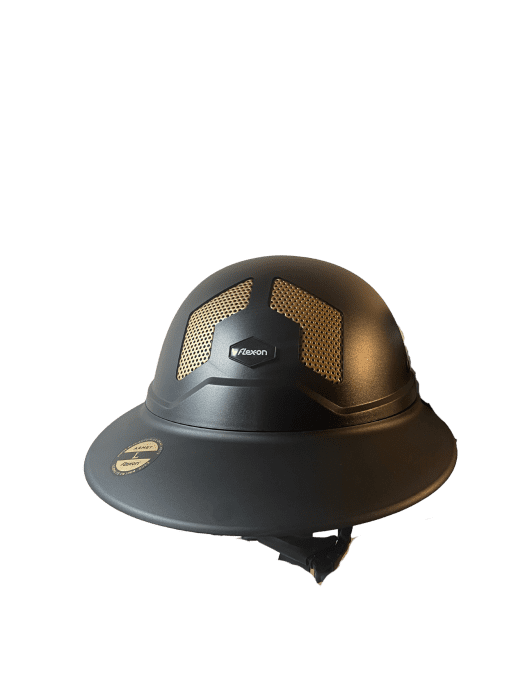 Casque Armet Dark - Grille or 