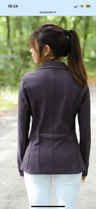 Veste de concours Colette Prune  - Le sabotier 