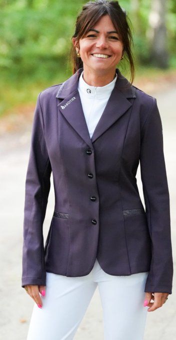 Veste de concours Colette Prune  - Le sabotier 