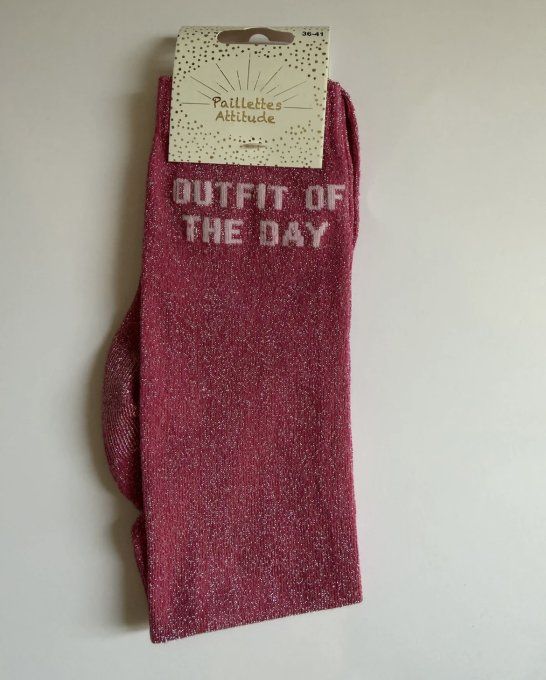 Chaussette Pailletés Attitude - Outfit of the Day