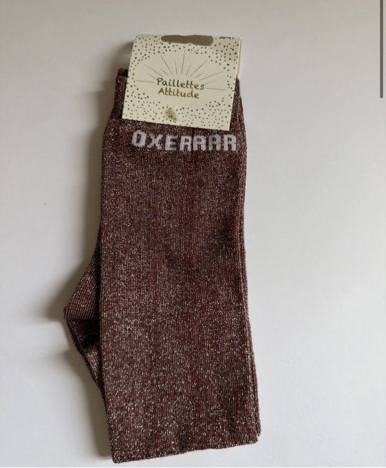 Chaussette Paillettes Attitude - Oxerrrr