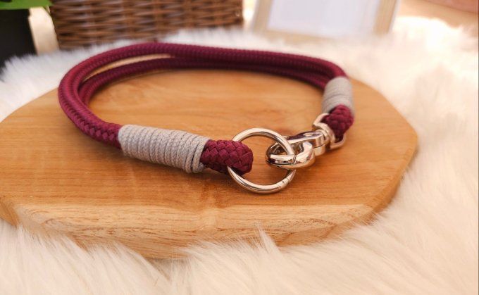 Collier Rio Aubergine 