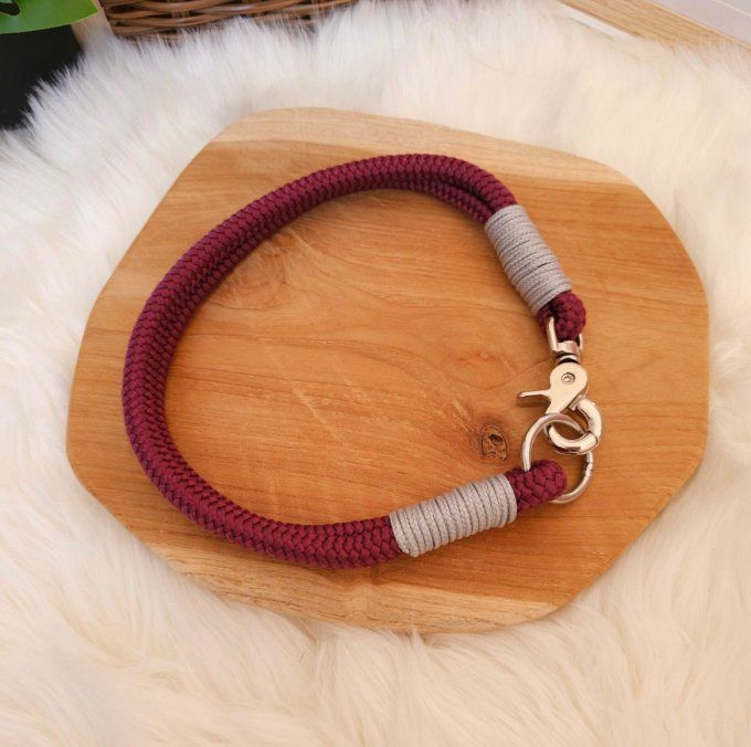 Collier Rio Aubergine 