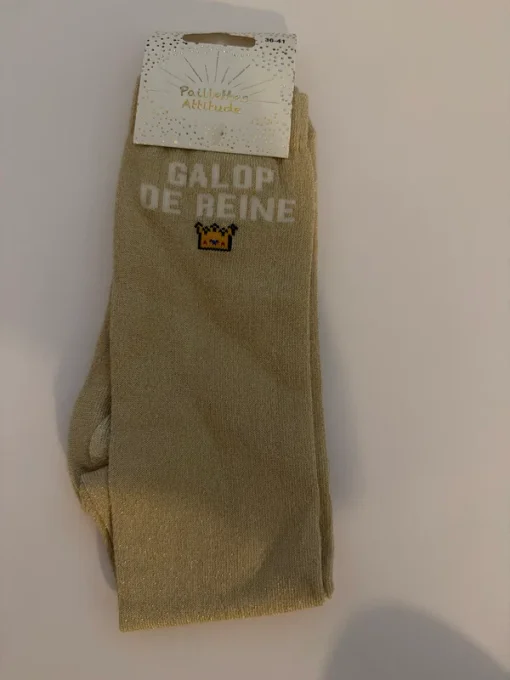 Chaussette Equitation  Paillettes Attitude - Galop de Reine 