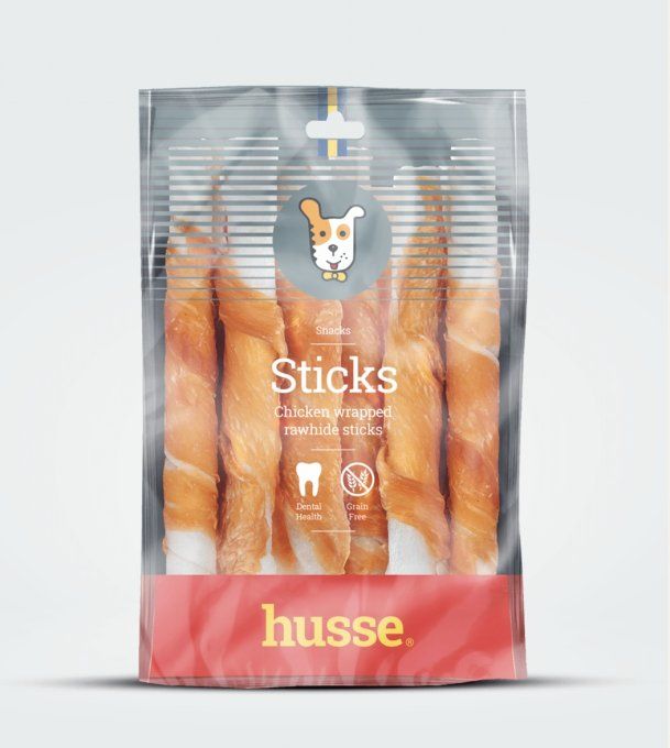 Bâtonnets à mâcher en cuir pour chien - Sticks 